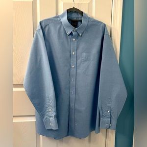 Men’s cotton dress shirt wrinkle free!
